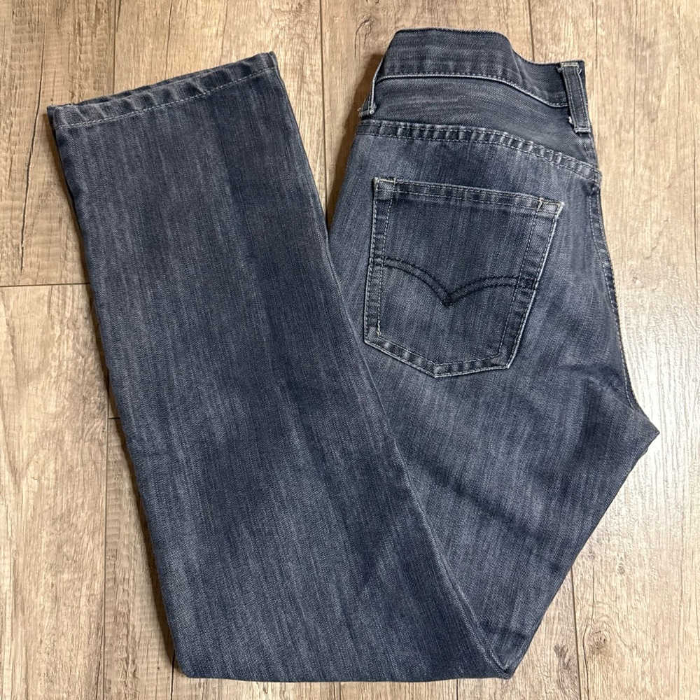 Men's Faded Gray Jeans